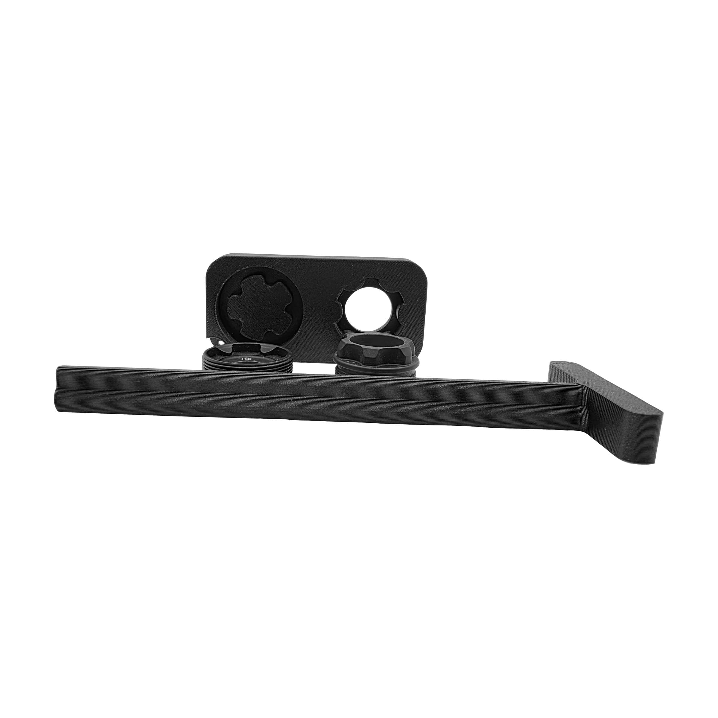 2-in-1 suppressor wrench with T-handle baffle punch