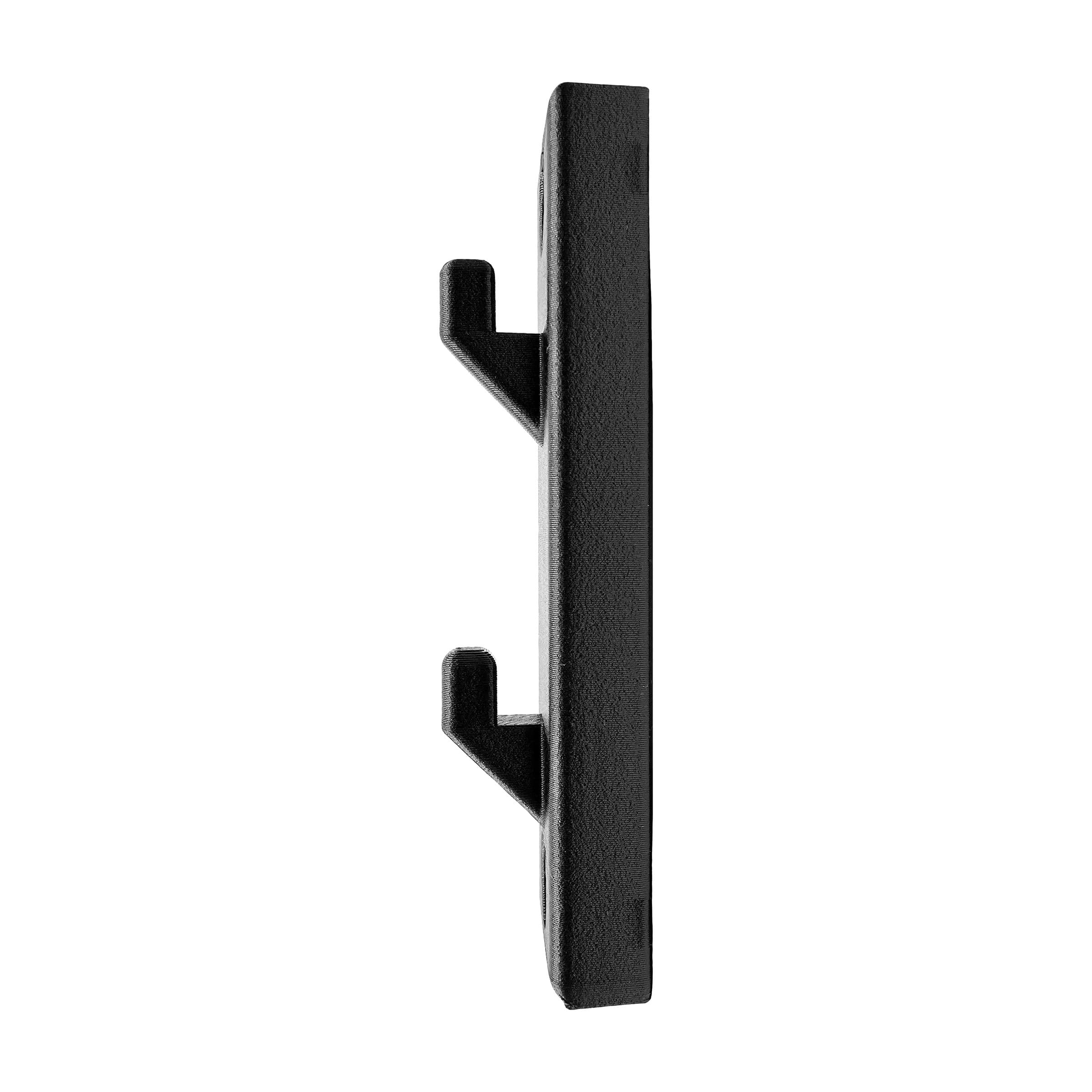 KeyMod flush wall mount, side profile