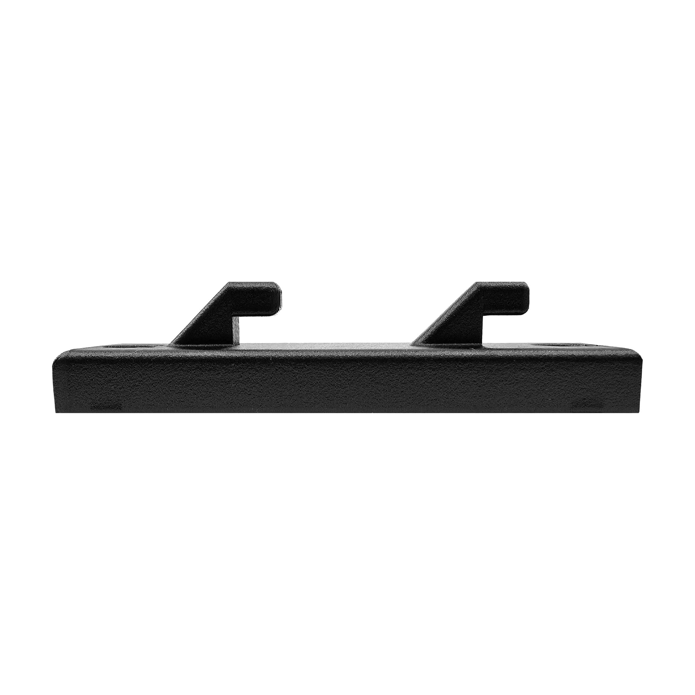 KeyMod flush wall mount, top-down edge view