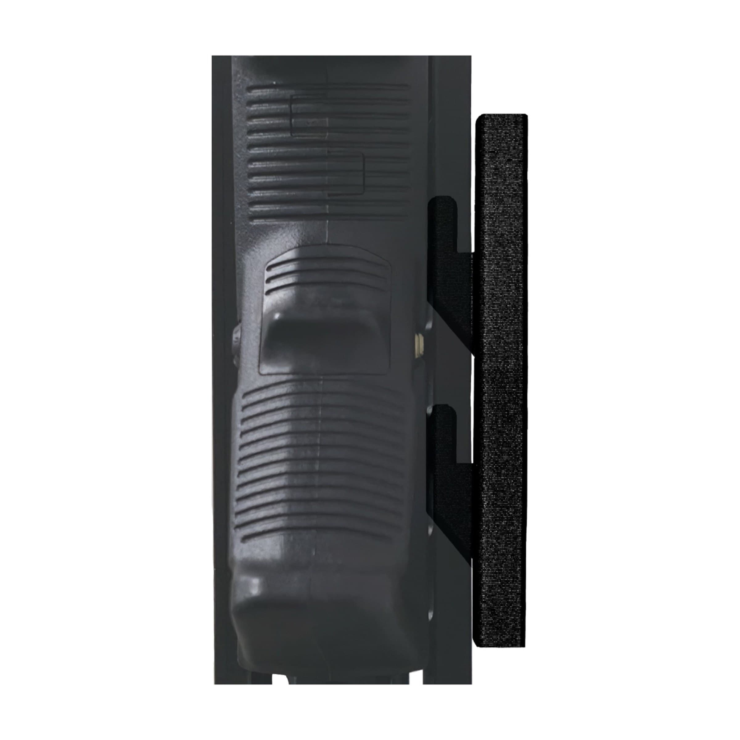 M-LOK flush wall mount installed on a rifle handguard, close-up