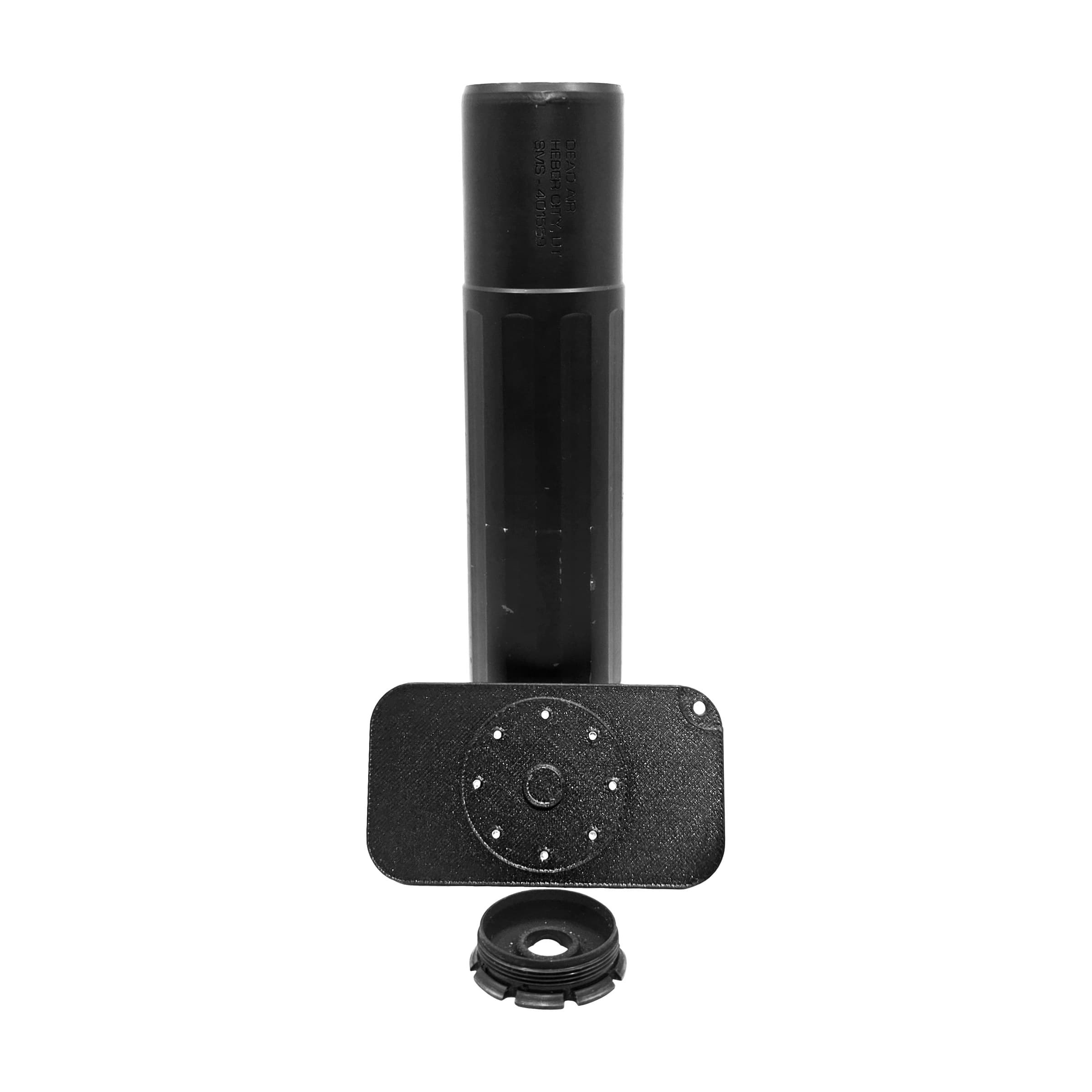 Dead Air suppressor wrench, pin pattern face with host