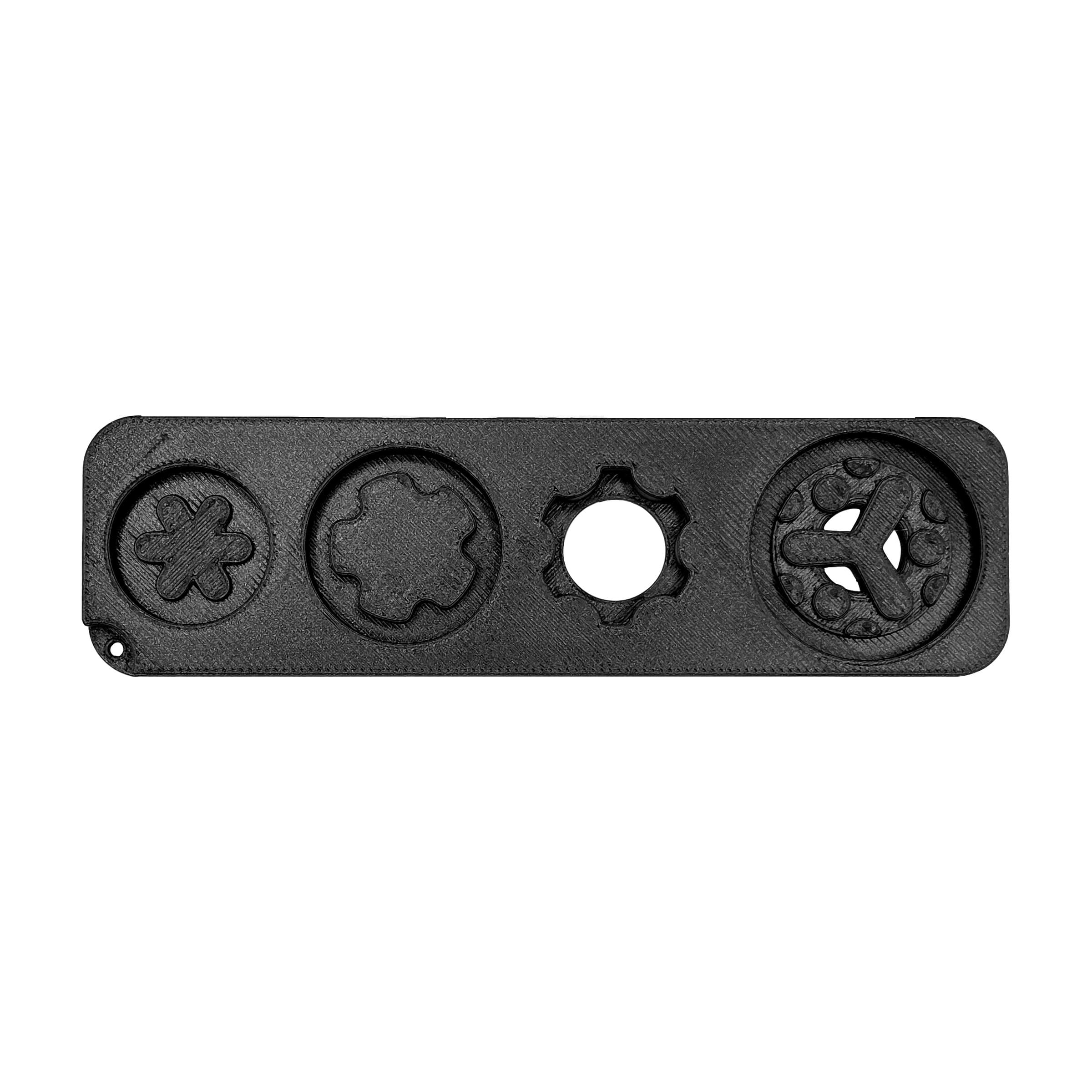 Rugged Universal tool socket face: .22, Obsidian 9/45 and 5.56/7.62 profiles